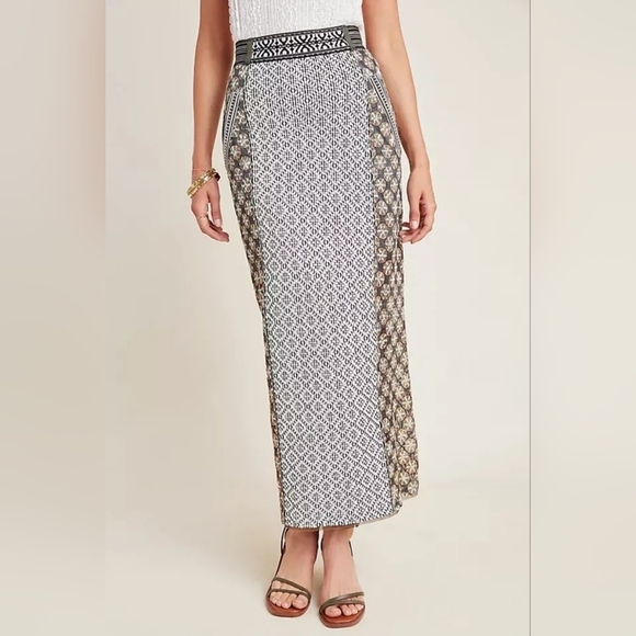Byron Lars for Anthropologie plus maxi skirt sz 16w new with tags - Picture 6 of 8